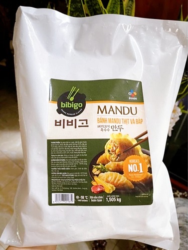 bánh mandu bibigo thịt bắp -5
