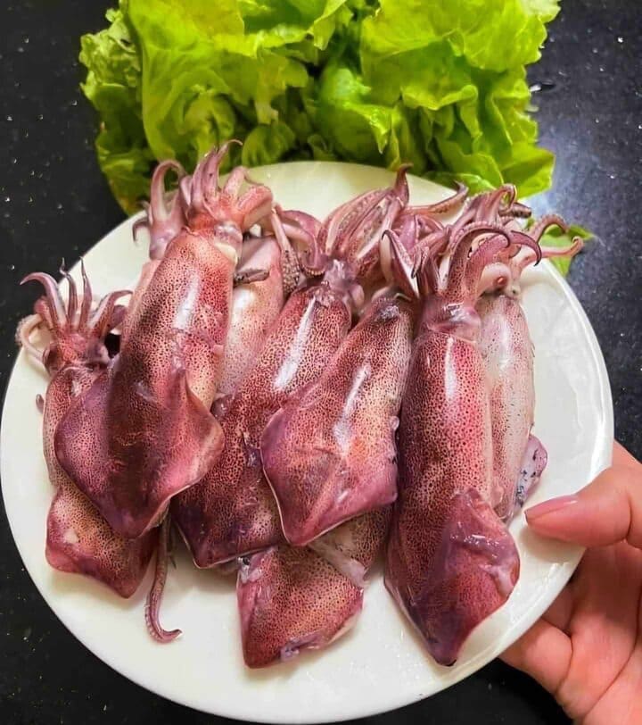 mực ống việt nam 10 15cm -3