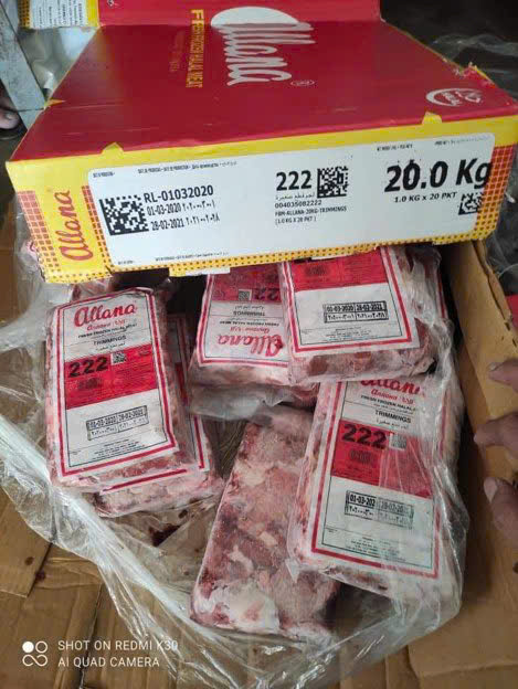 thịt vụn allana 222 trâu ấn độ