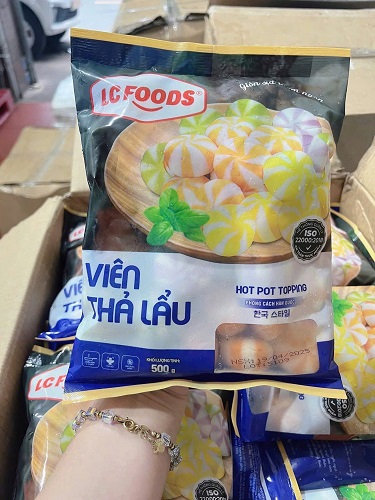 viên thả lẩu lc food 1 màu -4