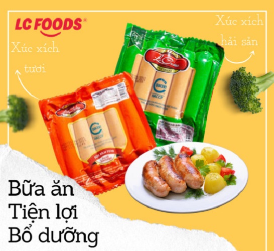 xúc xích tokyo 500g LC food