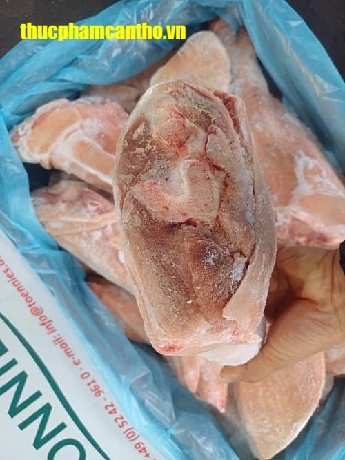 Chân trước heo nguyên cái tonnies Đông lạnh nhập khẩu Đức, thùng 20-22kg (6)