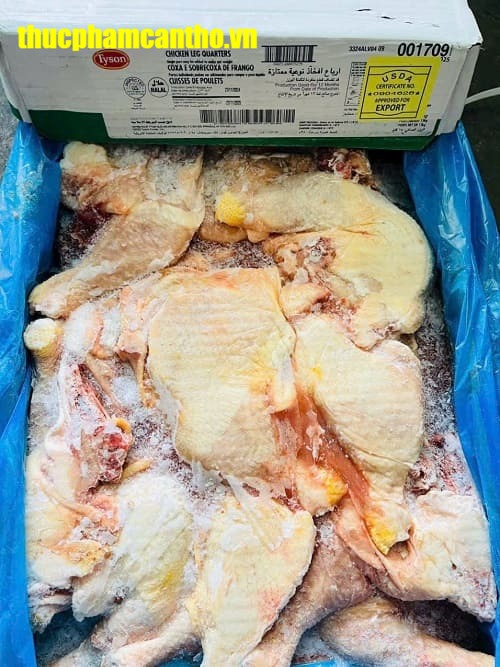 Đùi Gà Góc Tư Tyson thùng 15-20kg, Nhập Khẩu Chính Ngạch Từ Mỹ (6)