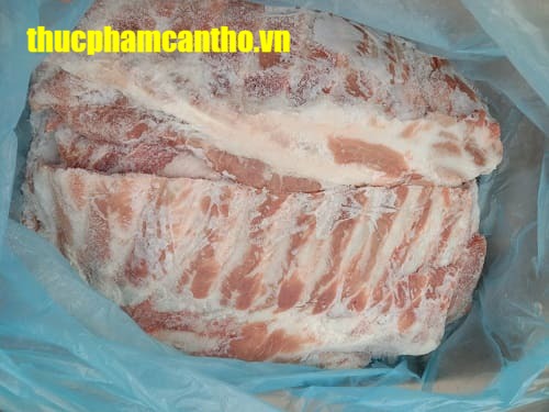 Sườn cánh buồm heo Nga Miratorg thùng 10kg, đông lạnh (10)