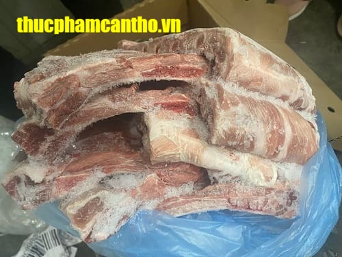 Sườn cánh buồm heo Nga Miratorg thùng 10kg, đông lạnh (16)
