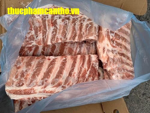 Sườn cánh buồm heo Nga Miratorg thùng 10kg, đông lạnh (5)