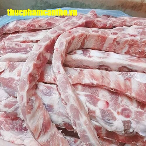 Sườn cánh buồm heo Nga Miratorg thùng 10kg, đông lạnh (6)