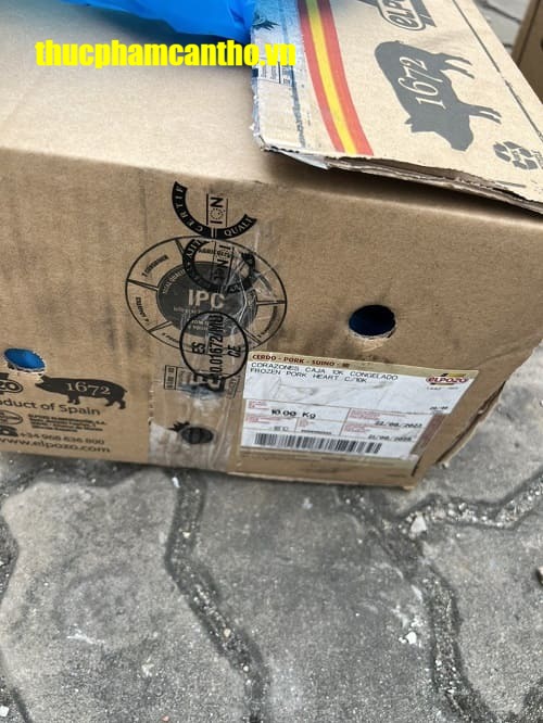 Tim heo ElPozo đông lạnh Nhập khẩu Tây Ban Nha (1)