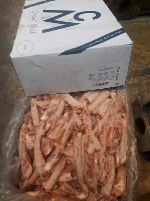sườn que crown meat nhập khẩu đức, đông lạnh thùng 10kg