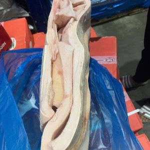 Mỡ Lưng Heo Có Da Costa Nhập Khẩu Tây Ban Nha Thùng 18kg Đông Lạnh
