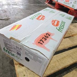 Mỡ Lưng Heo Frescos Nhập Khẩu Tây Ban Nha Thùng 20kg Đông Lạnh