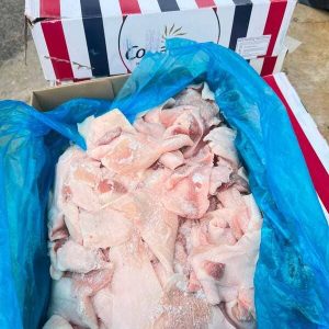 Mỡ Cắt Heo Costa Brava Nhập Khẩu Tây Ban Nha Thùng 20kg Đông Lạnh