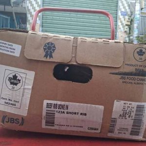 Sườn Bò Blue Ribbon 2A JBS Nhập Khẩu Canada Thùng 22kg Đông Lạnh