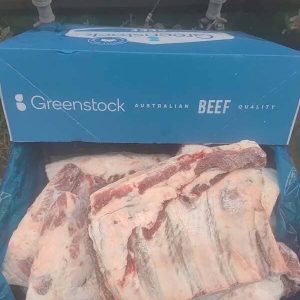 Sườn Bò Greenstock Nhập Khẩu Úc Thùng 15kg Đông Lạnh