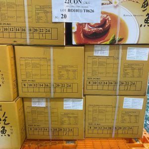 Bào Ngư Size 22 Nhập Khẩu Trung Quốc Thùng 12kg Đông Lạnh