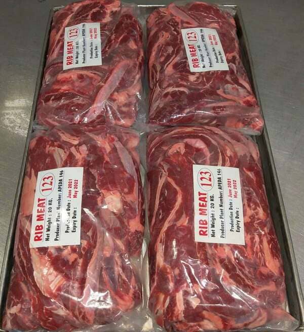 Dẻ Sườn Trâu Ấn Độ Bani Mã 123 Thùng 20kg Đông Lạnh (3)
