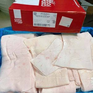 Mỡ Lưng Heo Costa Food Nhập Khẩu Tây Ban Nha Thùng 20kg Đông Lạnh