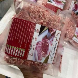 Thịt Bò Xay Nhập Khẩu Mỹ Túi 1kg Thùng 20kg Đông Lạnh