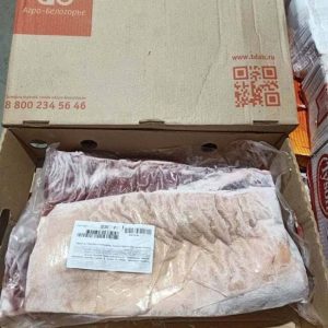 Ba Chỉ Heo Có Da Có Xương Q6 Nhập Khẩu Nga Đông Lạnh Thùng 22kg