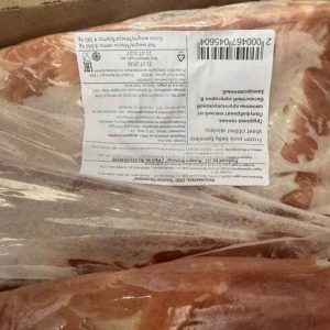 Ba Rọi Heo Không Da Lóc Sườn Rusagro Nhập Khẩu Nga Đông Lạnh Thùng 22kg