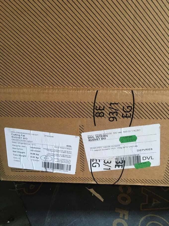 Mỡ Cắt Heo Belgian Nhập Khẩu Bỉ Đông Lạnh (4)