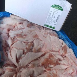 Mỡ Cắt Heo Goodvalley Nhập Khẩu Ba Lan Đông Lạnh Thùng 17kg