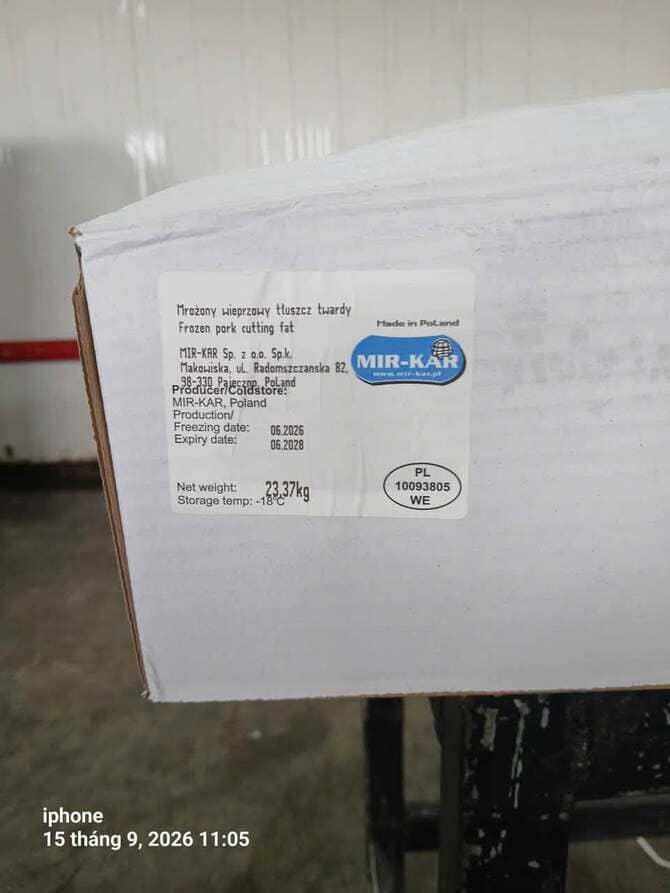 Mỡ Cắt Heo Mir-Kar Nhập Khẩu Ba Lan Đông Lạnh (7)