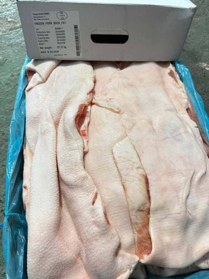 Mỡ Lưng Heo Belgium Nhập Khẩu Bỉ Đông Lạnh (1)