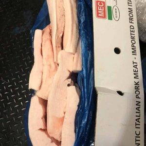 Mỡ Lưng Heo Mec Carni Nhập Khẩu Ý Đông Lạnh Thùng 20kg