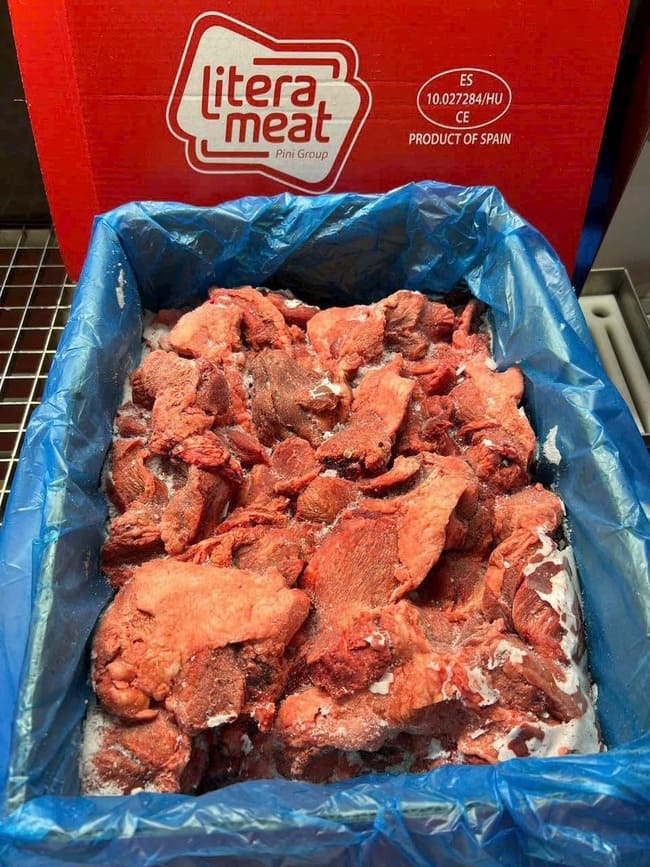 Thịt Nạc Vụn Heo Litera Meat Nhập Khẩu Tây Ban Nha Thùng 10kg Đông Lạnh (1)